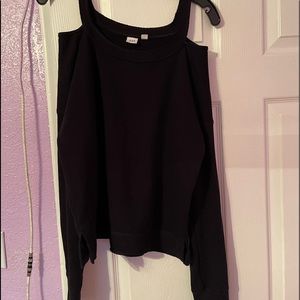 Gap cold shoulder knit top